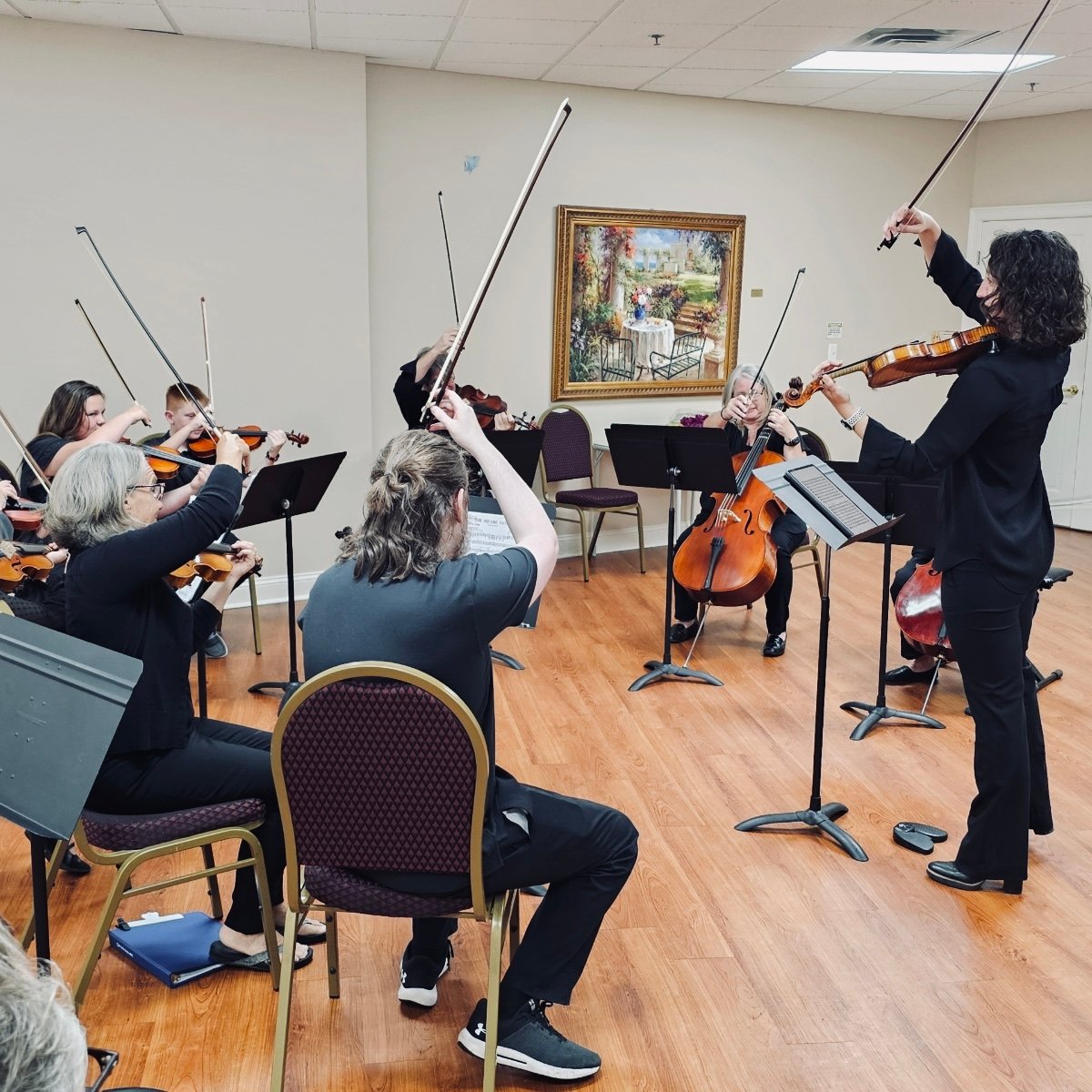 Raised Bows After Performance